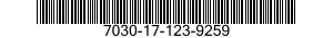 7030-17-123-9259 DISK PROGRAM,AUTOMATIC DATA PROCESSING 7030171239259 171239259