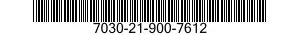 7030-21-900-7612 DISK PROGRAM,AUTOMATIC DATA PROCESSING 7030219007612 219007612