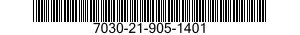 7030-21-905-1401 DISK PROGRAM,AUTOMATIC DATA PROCESSING 7030219051401 219051401