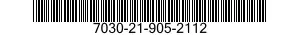7030-21-905-2112 DISK PROGRAM,AUTOMATIC DATA PROCESSING 7030219052112 219052112