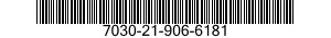 7030-21-906-6181 TAPE PROGRAM,AUTOMATIC DATA PROCESSING 7030219066181 219066181