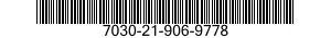 7030-21-906-9778 DISK PROGRAM,AUTOMATIC DATA PROCESSING 7030219069778 219069778
