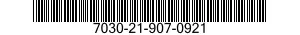 7030-21-907-0921 DISK PROGRAM,AUTOMATIC DATA PROCESSING 7030219070921 219070921