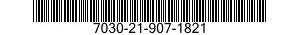 7030-21-907-1821 DISK PROGRAM,AUTOMATIC DATA PROCESSING 7030219071821 219071821