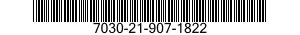 7030-21-907-1822 DISK PROGRAM,AUTOMATIC DATA PROCESSING 7030219071822 219071822