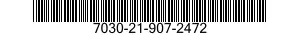 7030-21-907-2472 DISK PROGRAM,AUTOMATIC DATA PROCESSING 7030219072472 219072472