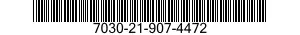 7030-21-907-4472 DISK PROGRAM,AUTOMATIC DATA PROCESSING 7030219074472 219074472