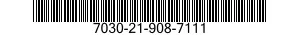 7030-21-908-7111 DISK PROGRAM,AUTOMATIC DATA PROCESSING 7030219087111 219087111