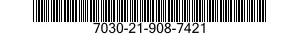 7030-21-908-7421 DISK PROGRAM,AUTOMATIC DATA PROCESSING 7030219087421 219087421