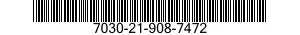 7030-21-908-7472 DISK PROGRAM,AUTOMATIC DATA PROCESSING 7030219087472 219087472