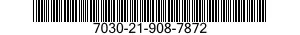 7030-21-908-7872 DISK PROGRAM,AUTOMATIC DATA PROCESSING 7030219087872 219087872