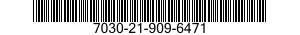 7030-21-909-6471 DISK PROGRAM,AUTOMATIC DATA PROCESSING 7030219096471 219096471