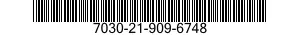 7030-21-909-6748 DISK PROGRAM,AUTOMATIC DATA PROCESSING 7030219096748 219096748