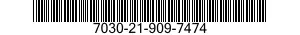 7030-21-909-7474 DISK PROGRAM,AUTOMATIC DATA PROCESSING 7030219097474 219097474