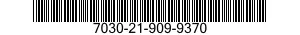 7030-21-909-9370 DISK PROGRAM,AUTOMATIC DATA PROCESSING 7030219099370 219099370