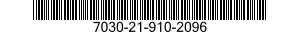 7030-21-910-2096 DISK PROGRAM,AUTOMATIC DATA PROCESSING 7030219102096 219102096