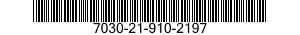 7030-21-910-2197 DISK PROGRAM,AUTOMATIC DATA PROCESSING 7030219102197 219102197