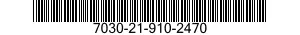 7030-21-910-2470 DISK PROGRAM,AUTOMATIC DATA PROCESSING 7030219102470 219102470