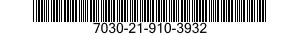 7030-21-910-3932 DISK PROGRAM,AUTOMATIC DATA PROCESSING 7030219103932 219103932