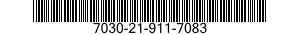 7030-21-911-7083 DISK PROGRAM,AUTOMATIC DATA PROCESSING 7030219117083 219117083
