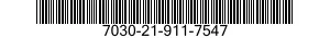 7030-21-911-7547 DISK PROGRAM,AUTOMATIC DATA PROCESSING 7030219117547 219117547