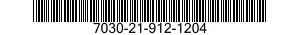 7030-21-912-1204 DISK PROGRAM,AUTOMATIC DATA PROCESSING 7030219121204 219121204