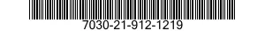 7030-21-912-1219 DISK PROGRAM,AUTOMATIC DATA PROCESSING 7030219121219 219121219
