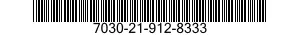 7030-21-912-8333 DISK PROGRAM,AUTOMATIC DATA PROCESSING 7030219128333 219128333