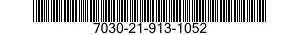 7030-21-913-1052 DISK PROGRAM,AUTOMATIC DATA PROCESSING 7030219131052 219131052