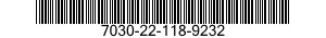 7030-22-118-9232 DISK PROGRAM,AUTOMATIC DATA PROCESSING 7030221189232 221189232