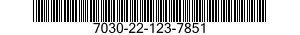 7030-22-123-7851 SOFTWARE KIT 7030221237851 221237851