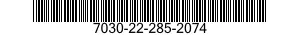 7030-22-285-2074 DISPLAY MONITOR 7030222852074 222852074