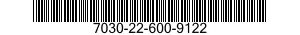 7030-22-600-9122 DISK PROGRAM,AUTOMATIC DATA PROCESSING 7030226009122 226009122