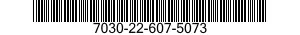 7030-22-607-5073 DISK PROGRAM,AUTOMATIC DATA PROCESSING 7030226075073 226075073