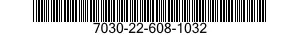 7030-22-608-1032 DISK PROGRAM,AUTOMATIC DATA PROCESSING 7030226081032 226081032