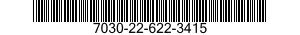 7030-22-622-3415 DISK PROGRAM,AUTOMATIC DATA PROCESSING 7030226223415 226223415