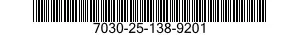 7030-25-138-9201 DISK PROGRAM,AUTOMATIC DATA PROCESSING 7030251389201 251389201