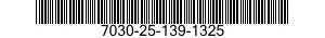 7030-25-139-1325 DISK PROGRAM,AUTOMATIC DATA PROCESSING 7030251391325 251391325