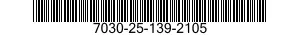 7030-25-139-2105 DISK PROGRAM,AUTOMATIC DATA PROCESSING 7030251392105 251392105