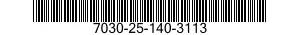 7030-25-140-3113 TAPE PROGRAM,AUTOMATIC DATA PROCESSING 7030251403113 251403113