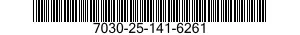7030-25-141-6261 DISK PROGRAM,AUTOMATIC DATA PROCESSING 7030251416261 251416261