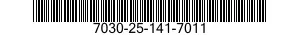 7030-25-141-7011 DISK PROGRAM,AUTOMATIC DATA PROCESSING 7030251417011 251417011