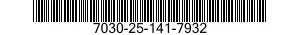 7030-25-141-7932 DISK PROGRAM,AUTOMATIC DATA PROCESSING 7030251417932 251417932