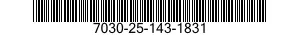 7030-25-143-1831 DISK PROGRAM,AUTOMATIC DATA PROCESSING 7030251431831 251431831