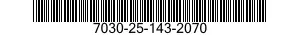 7030-25-143-2070 DISK PROGRAM,AUTOMA 7030251432070 251432070