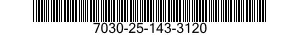7030-25-143-3120 DISK PROGRAM,AUTOMATIC DATA PROCESSING 7030251433120 251433120