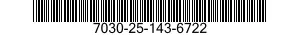 7030-25-143-6722 DISK PROGRAM,AUTOMATIC DATA PROCESSING 7030251436722 251436722