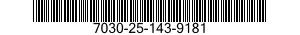 7030-25-143-9181 DISK PROGRAM,AUTOMATIC DATA PROCESSING 7030251439181 251439181