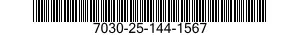 7030-25-144-1567 DISK PROGRAM,AUTOMATIC DATA PROCESSING 7030251441567 251441567