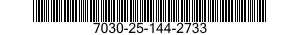 7030-25-144-2733 DISK PROGRAM,AUTOMATIC DATA PROCESSING 7030251442733 251442733